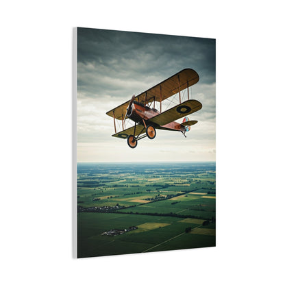Classic Biplane Sky Journey Wall Art & Canvas Prints