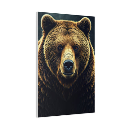 Majestic Brown Bear Portrait Wall Art & Canvas Prints