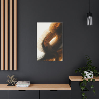 Dark Gold Flow Abstract Wall Art & Canvas Prints