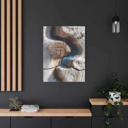 Driftwood Grain Abstract Texture Wall Art & Canvas Print