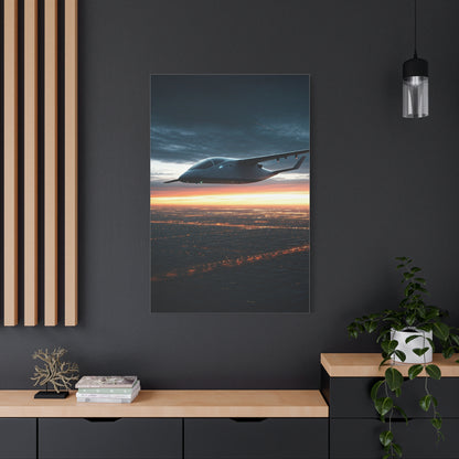 Twilight Cruiser Over Lights Wall Art & Canvas Prints