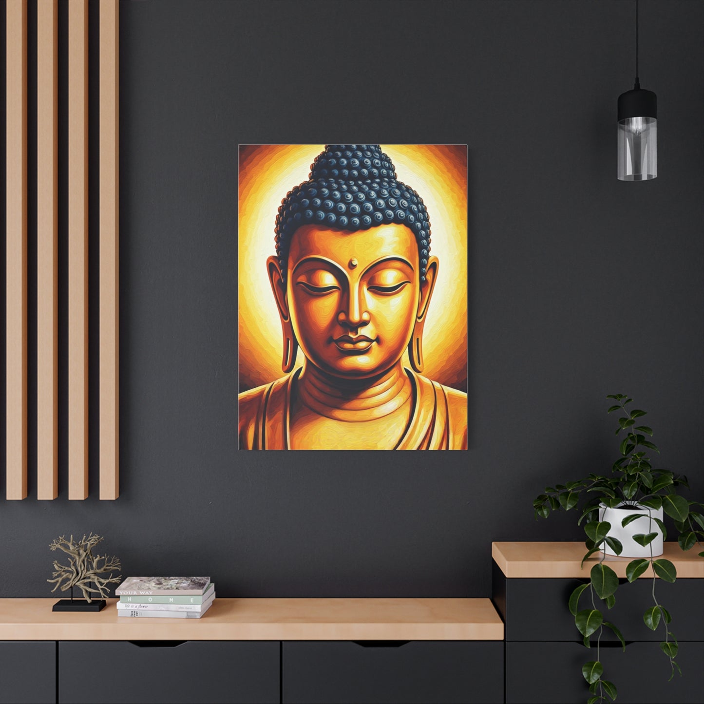 Divine Aura Buddha Portrait Wall Art & Canvas Prints