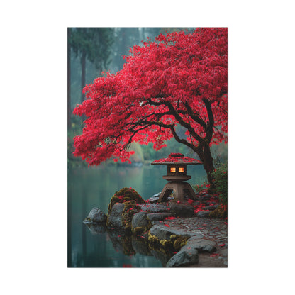 Japanese Maple Garden Autumn Wall Art & Canvas Print