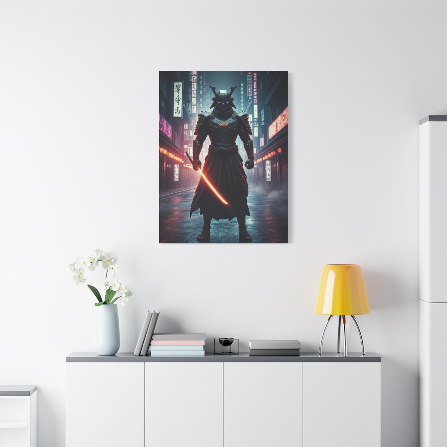 Cyber Samurai Wall Art & Canvas Prints