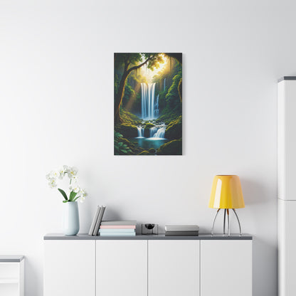 Enchanted Forest Waterfall Escape Wall Art & Canvas Prints