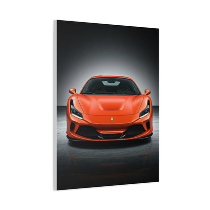 Ferrari F8 Tributo Minimal Studio Wall Art & Canvas Prints
