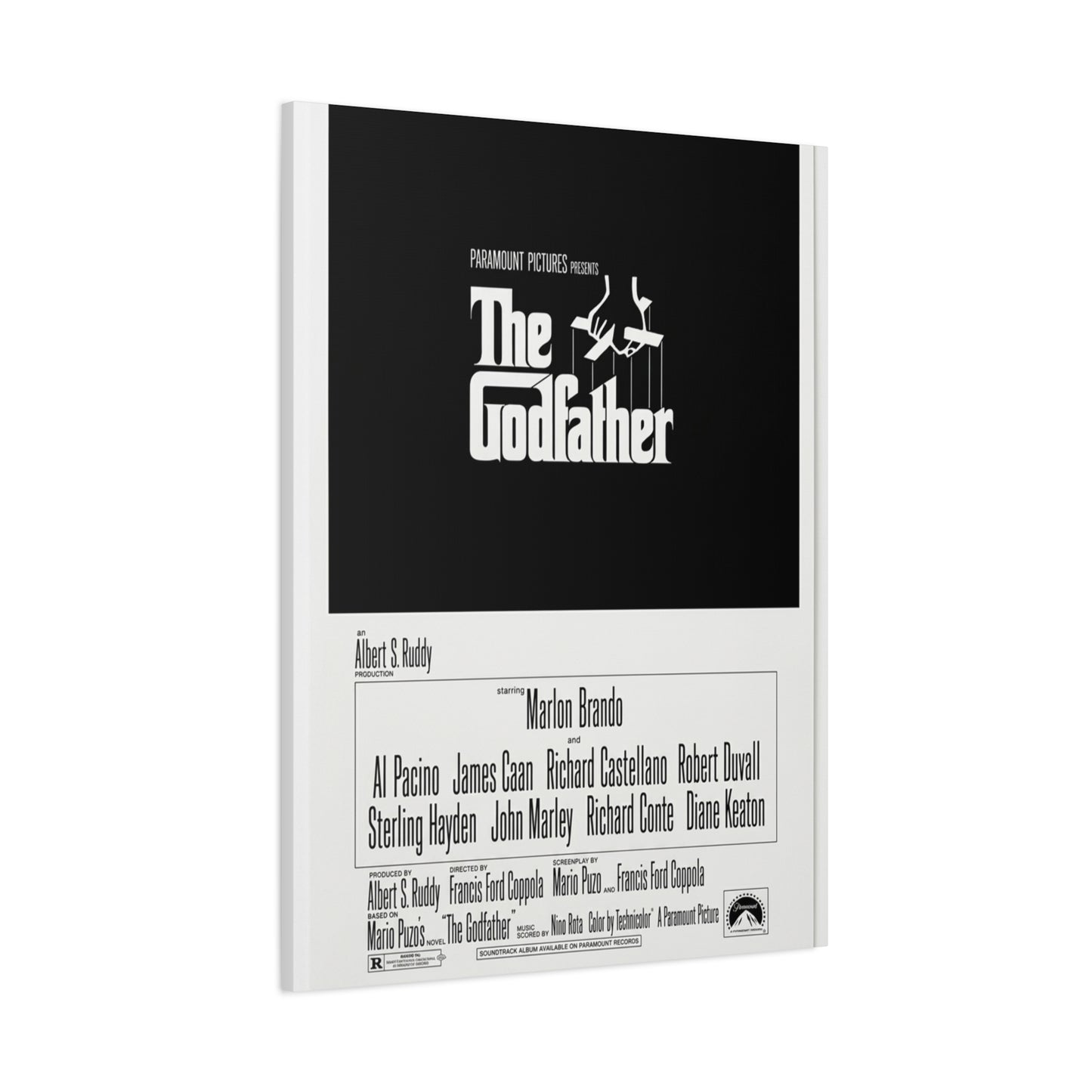 The Godfather Movie Poster Wall Art & Canvas Print