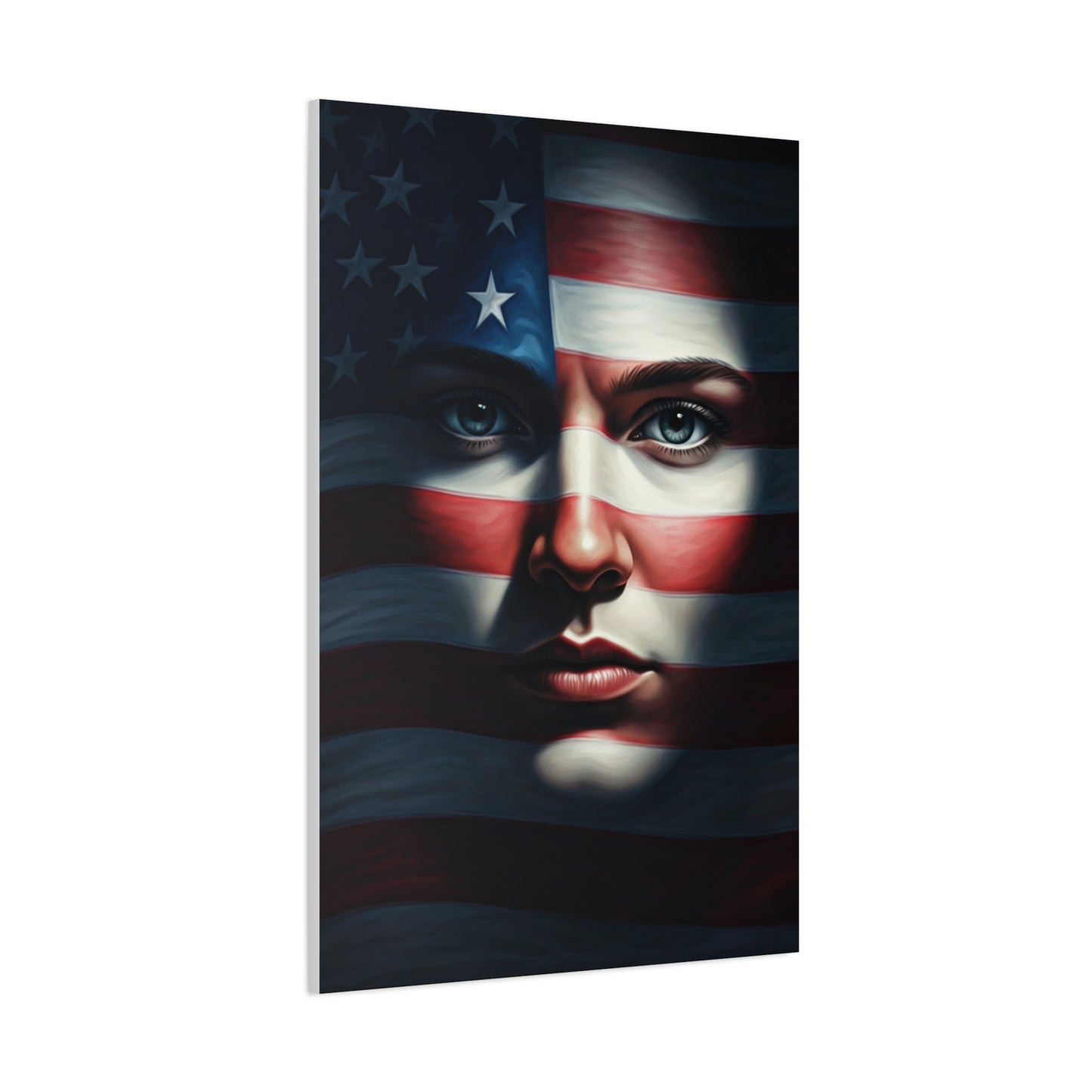 Stars and Stripes Face of Freedom Wall Art & Canvas Prints