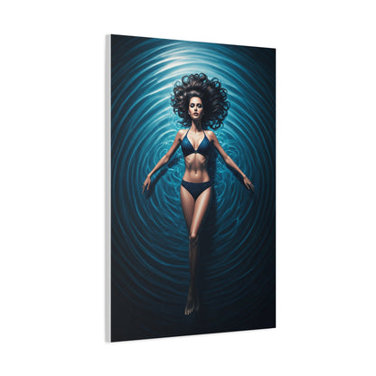 Calm Drift on Blue Water Wall Art & Canvas Prints