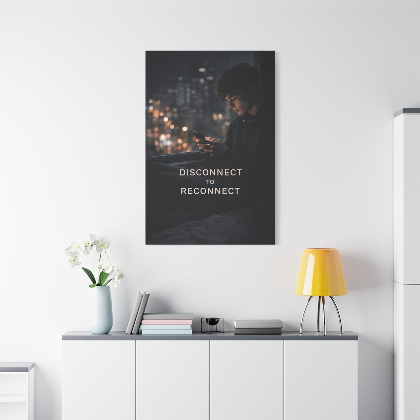 Disconnect to Reconnect Wall Art & Canvas Print
