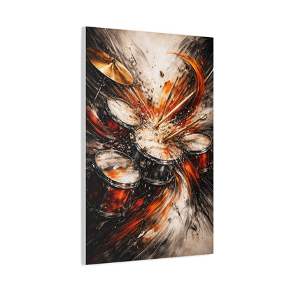 Percussion Energy Motion Painting Wall Art & Canvas Print