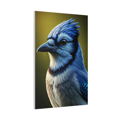 Blue Jay Majesty Portrait Wall Art & Canvas Prints