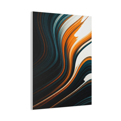 Dark Streamline Abstract Wall Art & Canvas Prints