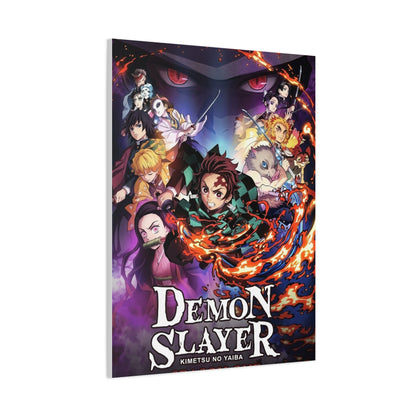 Demon Slayer: Kimetsu no Yaiba Season 1 Poster Wall Art & Canvas Print