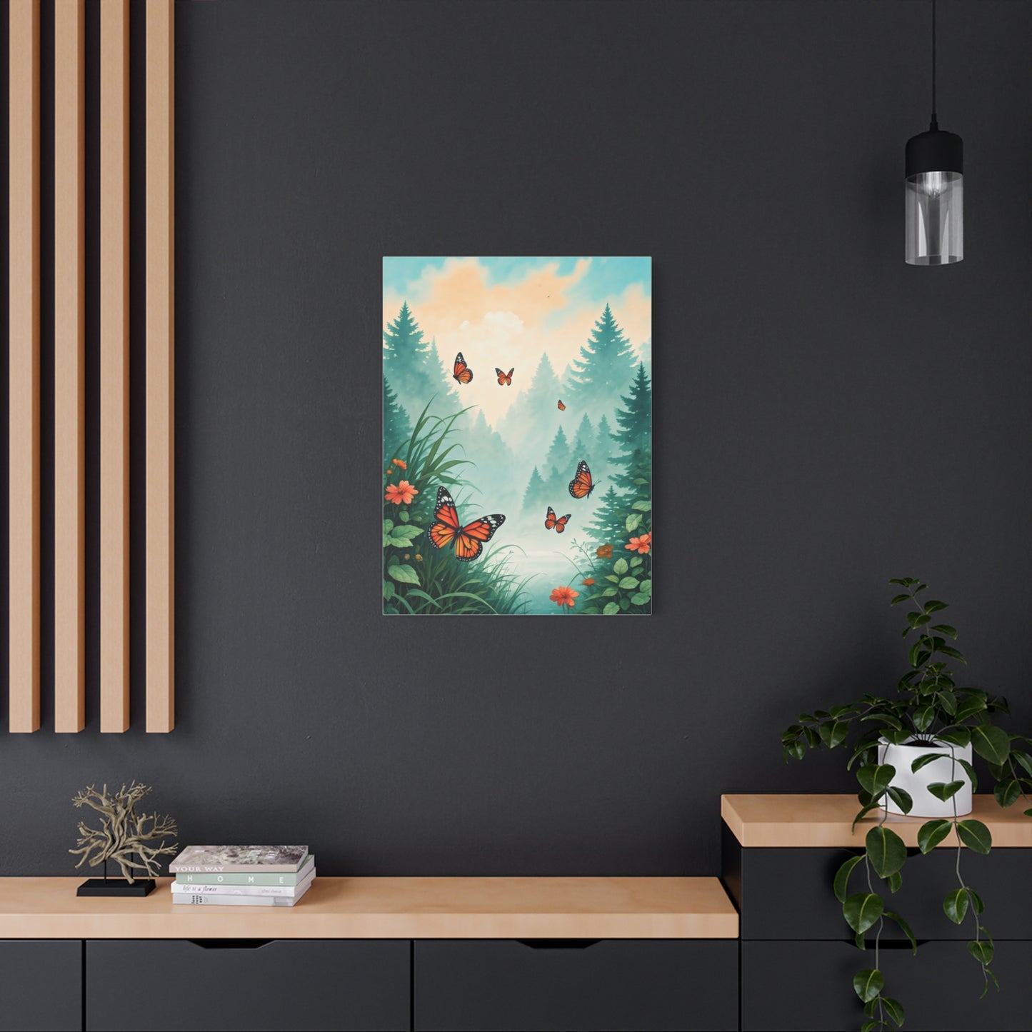 Forest Whisper Butterflies Wall Art & Canvas Prints