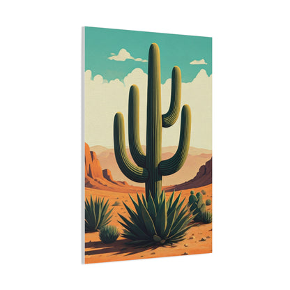 Southwest Saguaro Desert Landscape Wall Art & Canvas Prints