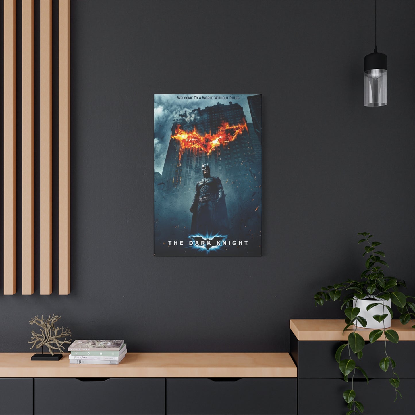 The Dark Knight Batman Movie Poster Wall Art & Canvas Print