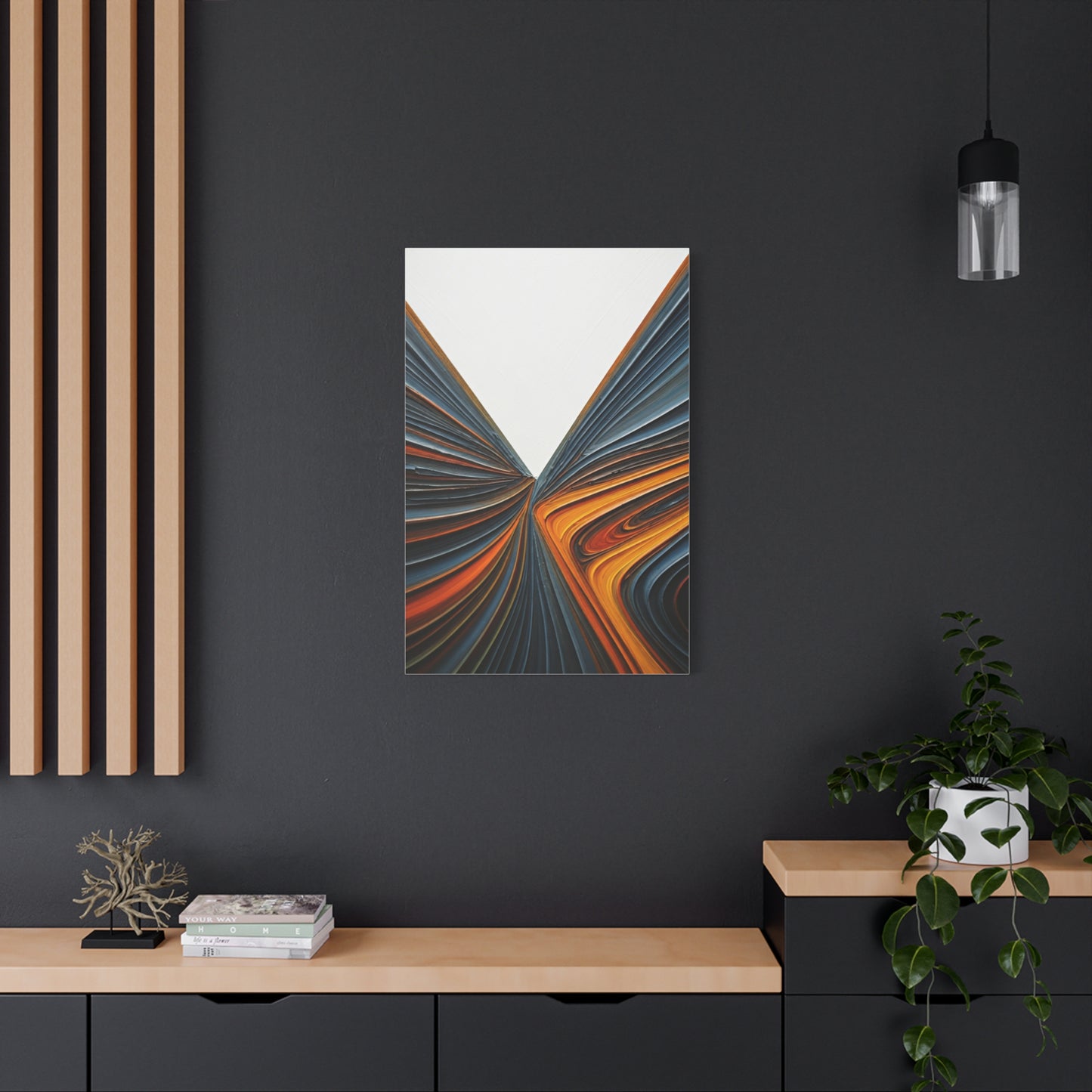 Converging Pathways Abstract Wall Art & Canvas Prints