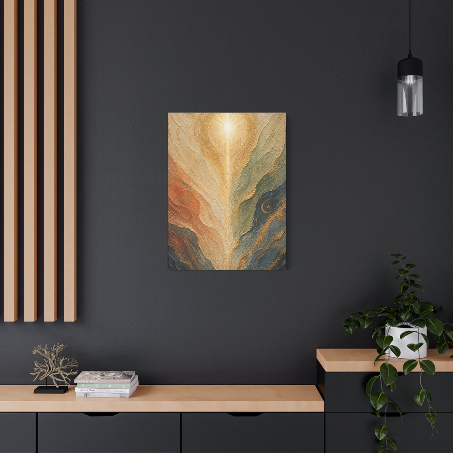 Abstract Divine Light Spiritual Wall Art & Canvas Print