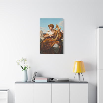 Apollo With Golden Lyre Classical Mythology Wall Art & Canvas Print
