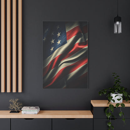 Classic Waving Stars and Stripes Wall Art & Canvas Prints