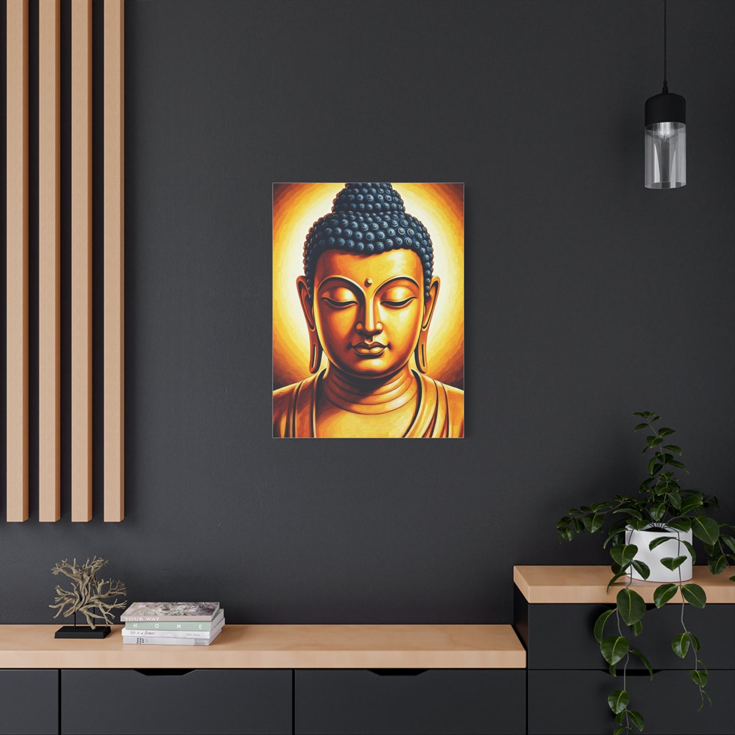 Divine Aura Buddha Portrait Wall Art & Canvas Prints
