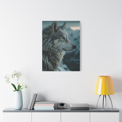 Siberian Husky Winter Ridge Portrait Wall Art & Canvas Print