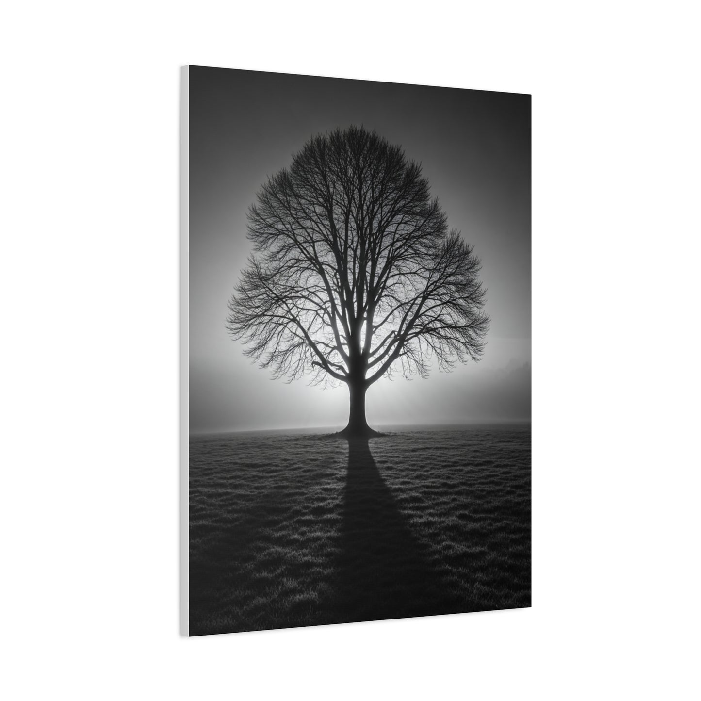 Lone Tree Silhouette Dawn Wall Art & Canvas Prints