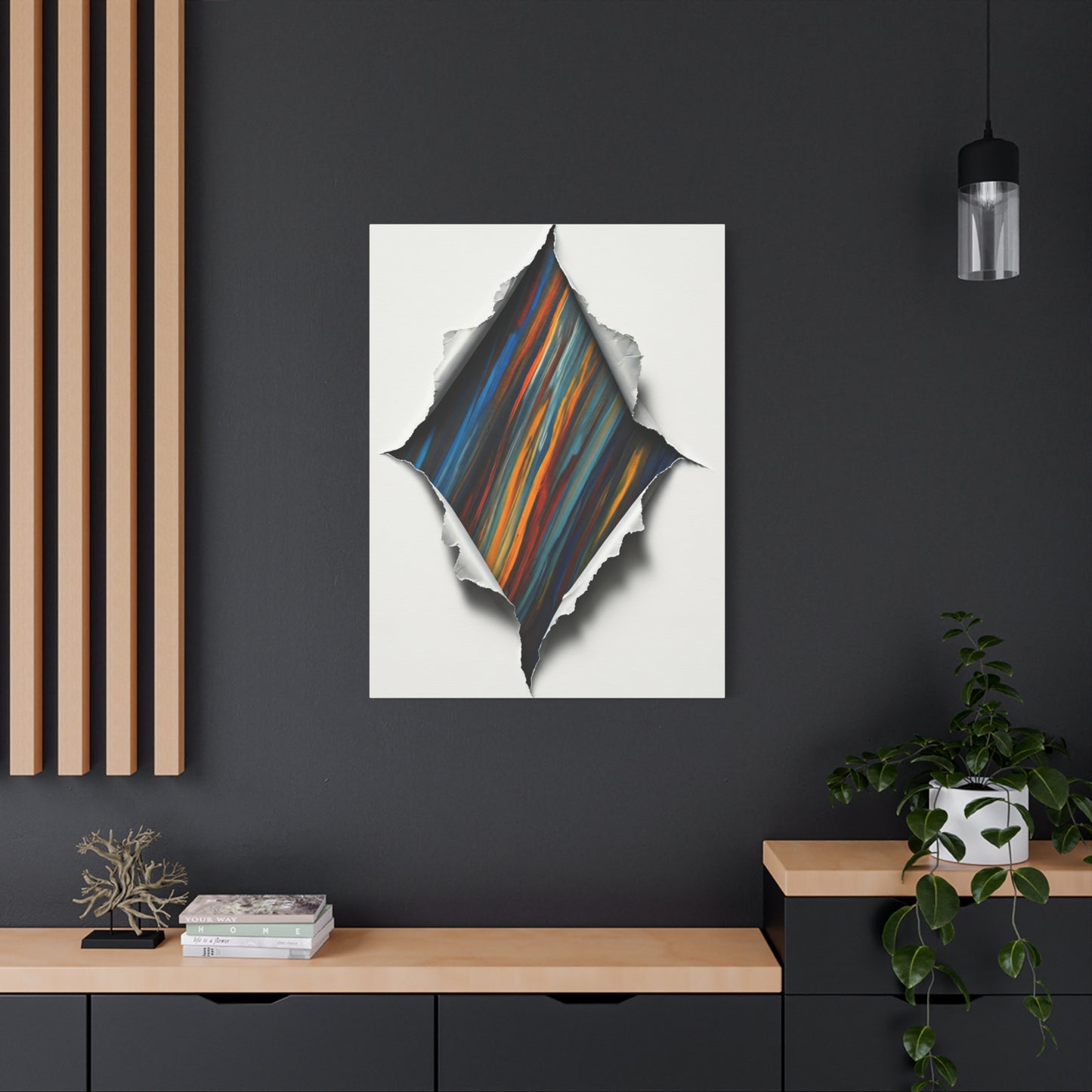 Fractured Color Core Abstract Wall Art & Canvas Prints