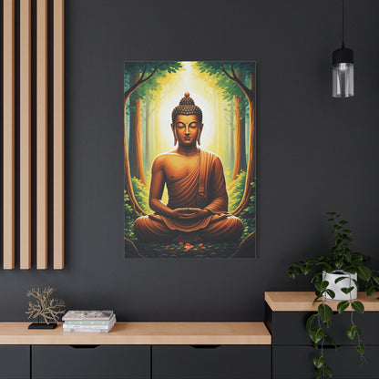 Serene Forest Meditation Buddha Wall Art & Canvas Prints