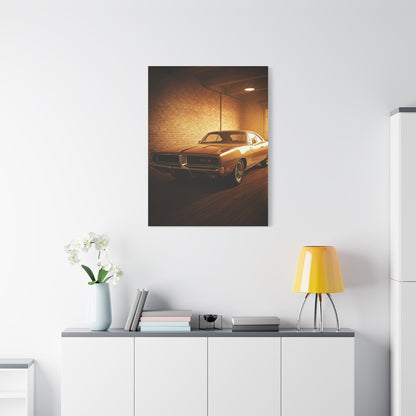 Dodge Charger R/T Restoration Garage Wall Art & Canvas Prints