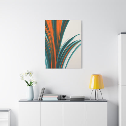 Vertical Flowing Arcs Abstract Wall Art & Canvas Prints