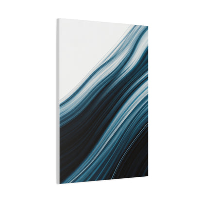Midnight Tide Flow Abstract Wall Art & Canvas Prints
