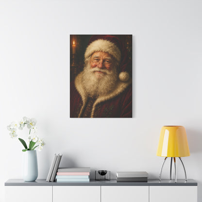 Grand Heirloom Santa Portrait Wall Art & Canvas Print