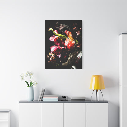 Dark Surreal Floral Chiaroscuro Wall Art & Canvas Print