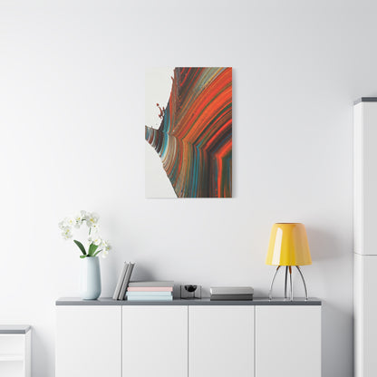 Warm Contour Flow Abstract Wall Art & Canvas Prints
