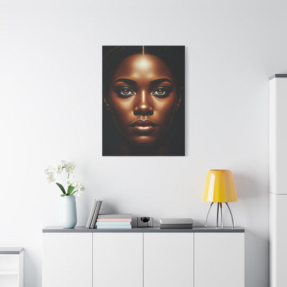 Golden Glow Goddess Portrait Wall Art & Canvas Prints
