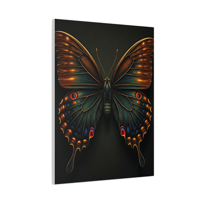 Peacock Pattern Butterfly Portrait Wall Art & Canvas Prints