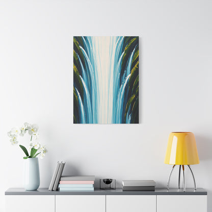 Vertical Cascade Flow Abstract Wall Art & Canvas Prints