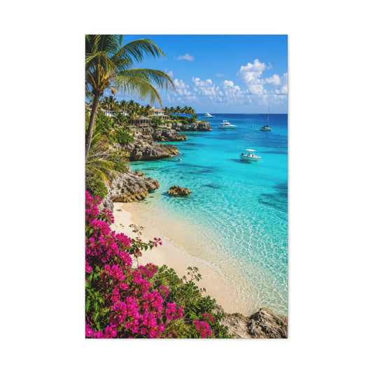 Grand Cayman Tropical Cove Wall Art & Canvas Print