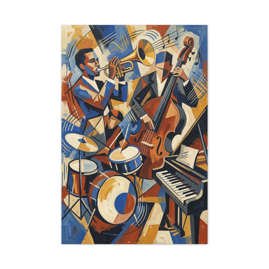 Vinyl Archive Listening Corner Wall Art & Canvas Print