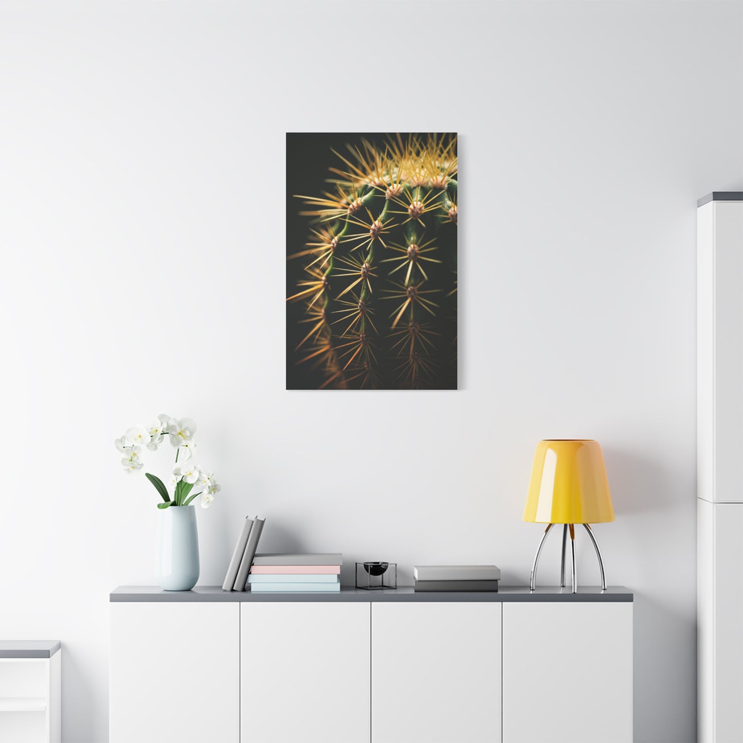 Desert Geometry Cactus Close-Up Wall Art & Canvas Prints