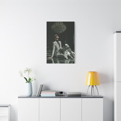 Dalmatian Fashion Editorial Portrait Wall Art & Canvas Print