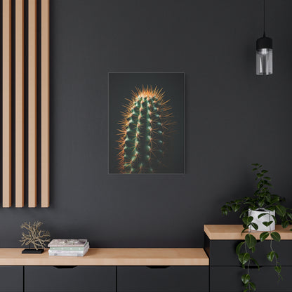 Golden Spine Barrel Cactus Close-Up Wall Art & Canvas Prints