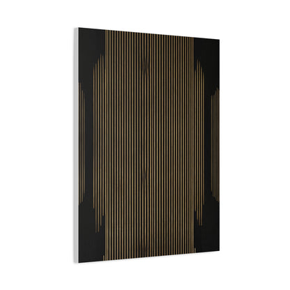 Midnight Gold Column Abstract Wall Art & Canvas Prints