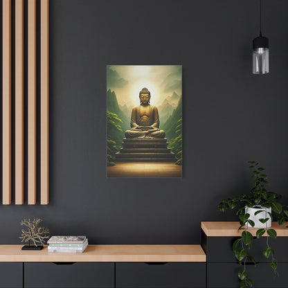 Sacred Mountain Buddha Serenity Wall Art & Canvas Prints