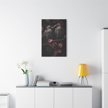 Pair of Ravens Gothic Romance Wall Art & Canvas Print