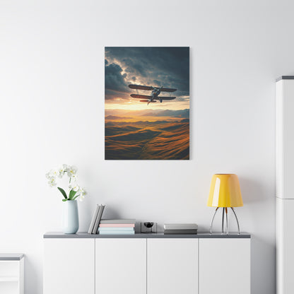 Sunset Passage Above Rolling Valleys Wall Art & Canvas Prints
