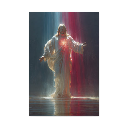 Divine Mercy Christ Radiant Light Wall Art & Canvas Print