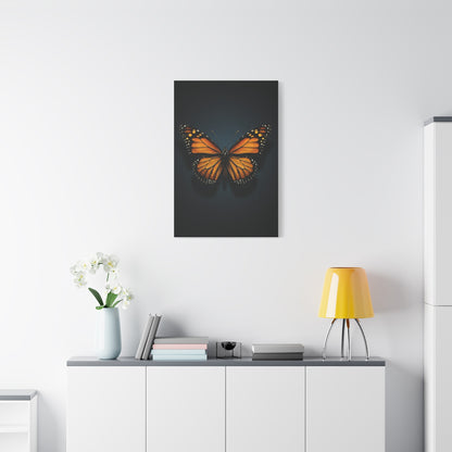 Monarch Butterfly Symmetry Portrait Wall Art & Canvas Prints